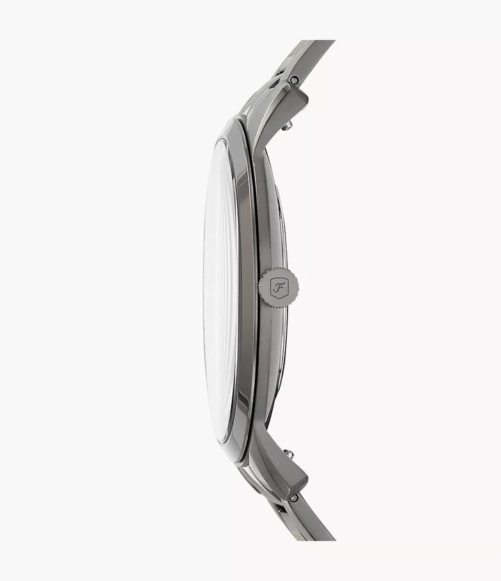 Fossil Minimalist ur 44mm grå kvartsstål grå PVD finish FS5459