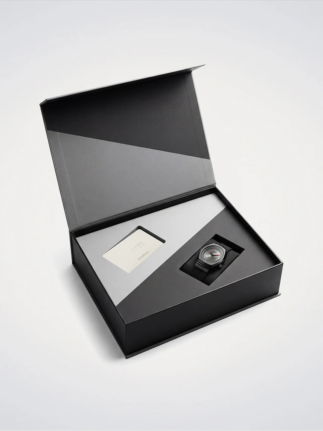 D1 Milano watch Limited Edition Giugiaro Design 40mm gray quartz steel D1-IDBJ01