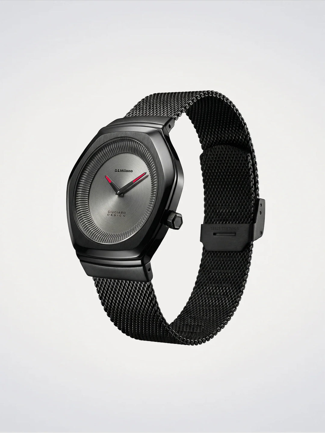 D1 Milano watch Limited Edition Giugiaro Design 40mm gray quartz steel D1-IDBJ01