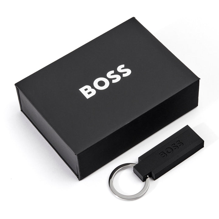 Hugo Boss Keyring Edge Iconic Black HAK421A