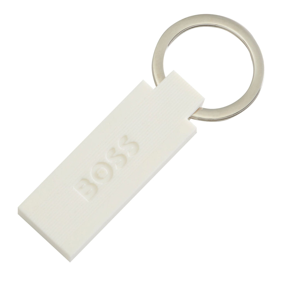Hugo Boss Sleutelhanger Edge Iconisch Wit HAK421W