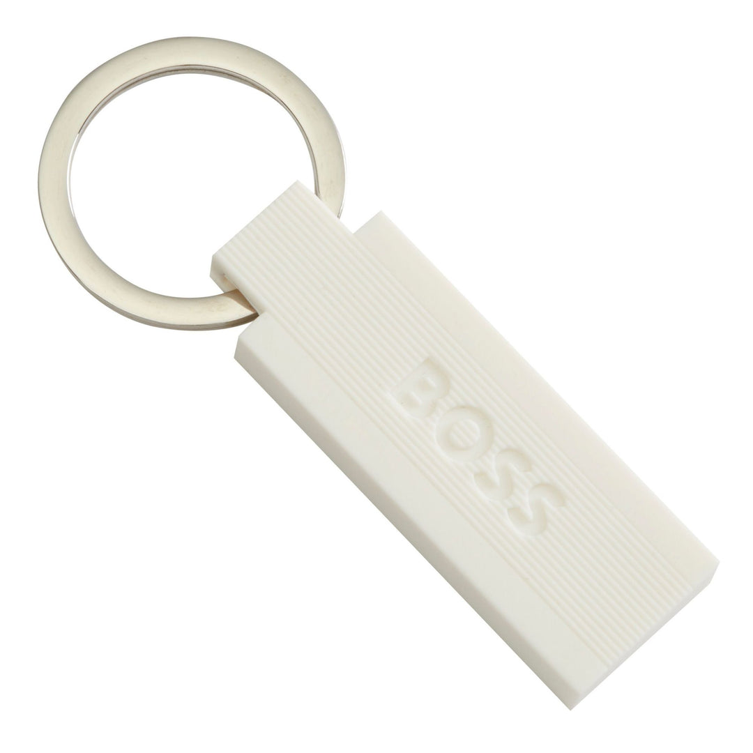 Hugo Boss Sleutelhanger Edge Iconisch Wit HAK421W