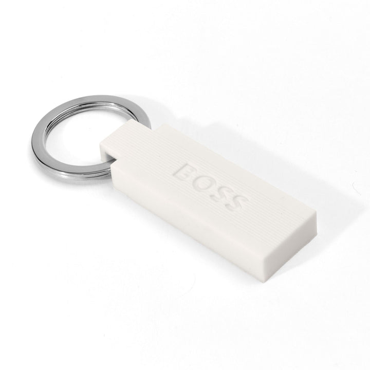 Hugo Boss Sleutelhanger Edge Iconisch Wit HAK421W