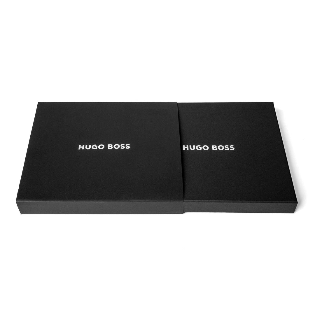 Hugo Boss Cartella A5 Pinstripe Nero HDM210A