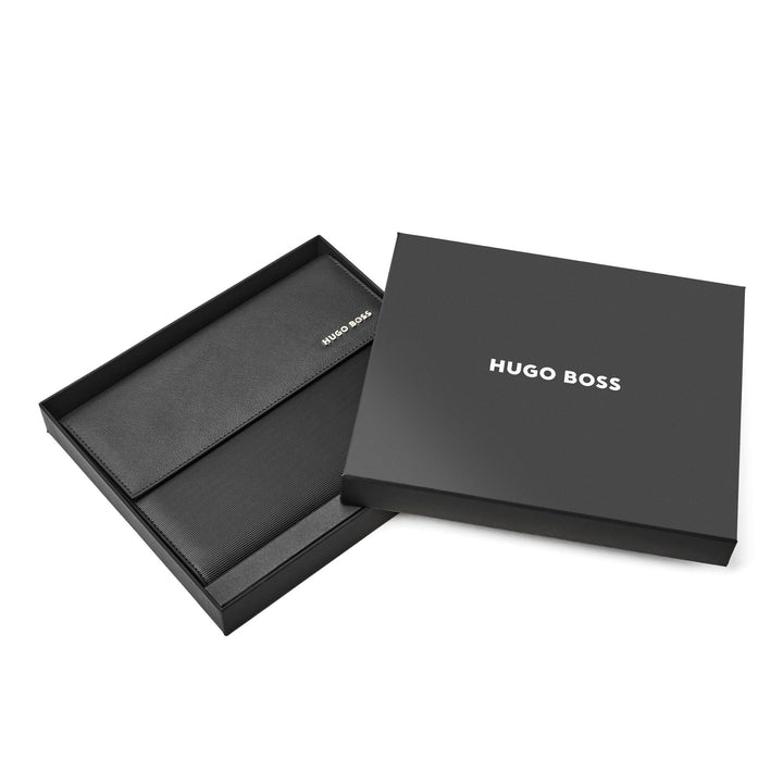 Hugo Boss Cartella A5 Pinstripe Nero HDM210A