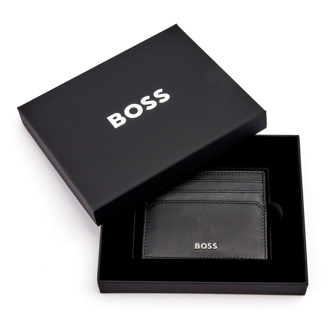 Hugo Boss -korttikotelo Classic Smooth Black HLC403A