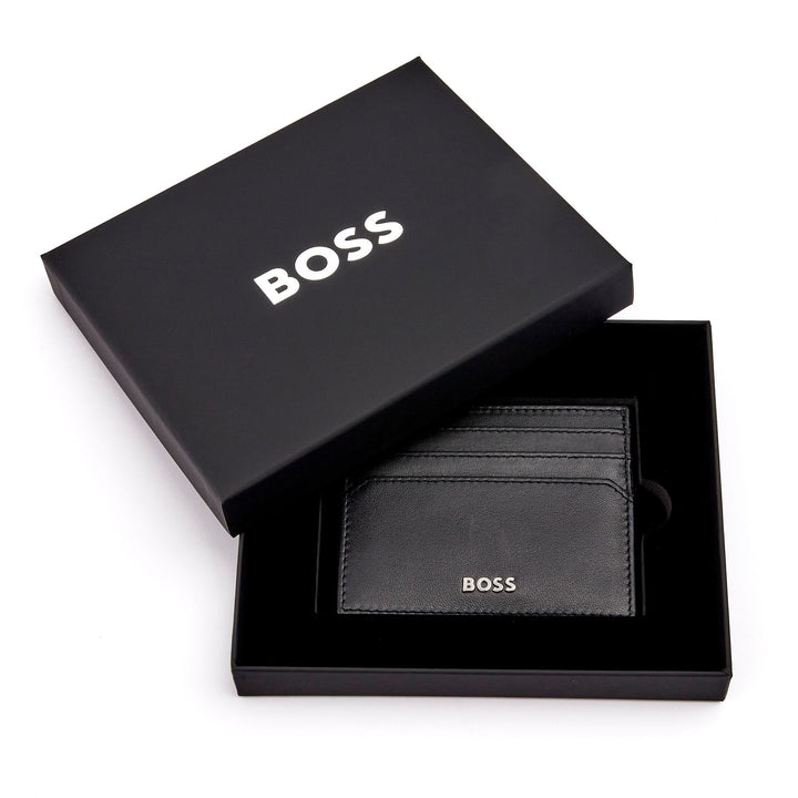 Hugo Boss -korttikotelo Classic Smooth Black HLC403A