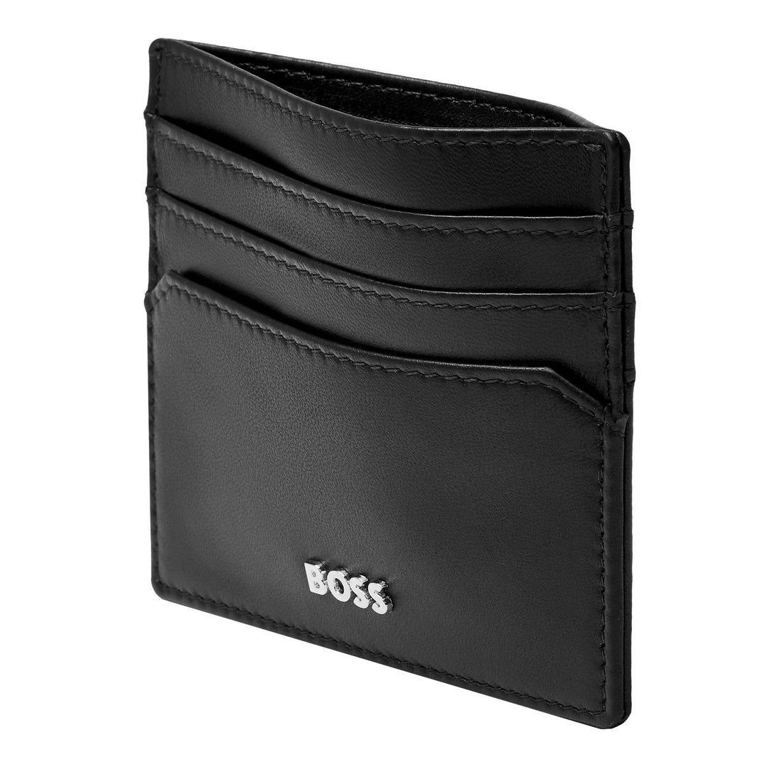 Hugo Boss -korttikotelo Classic Smooth Black HLC403A