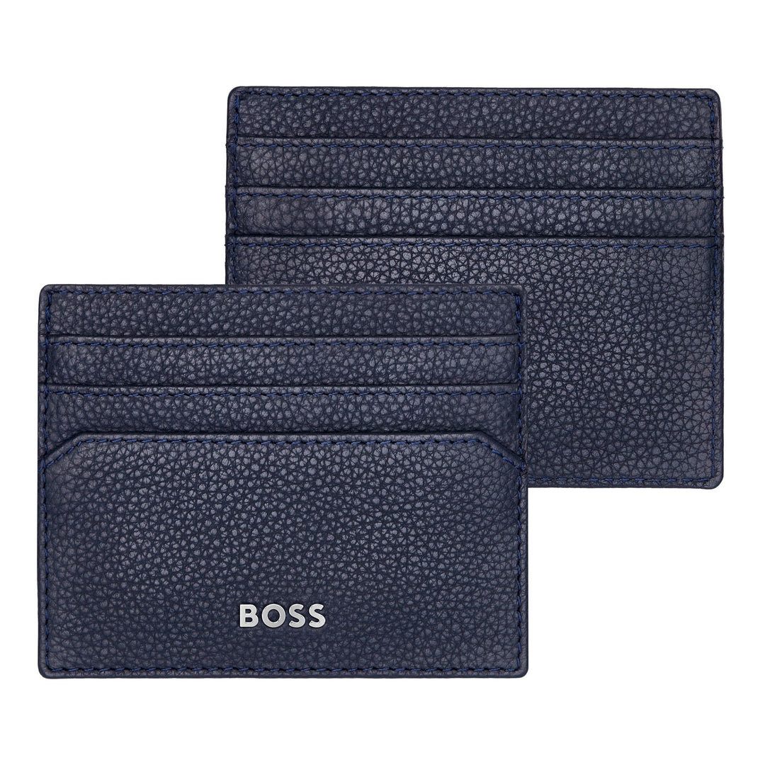 Tarjetero Hugo Boss Classic Grained Navy HLC416N