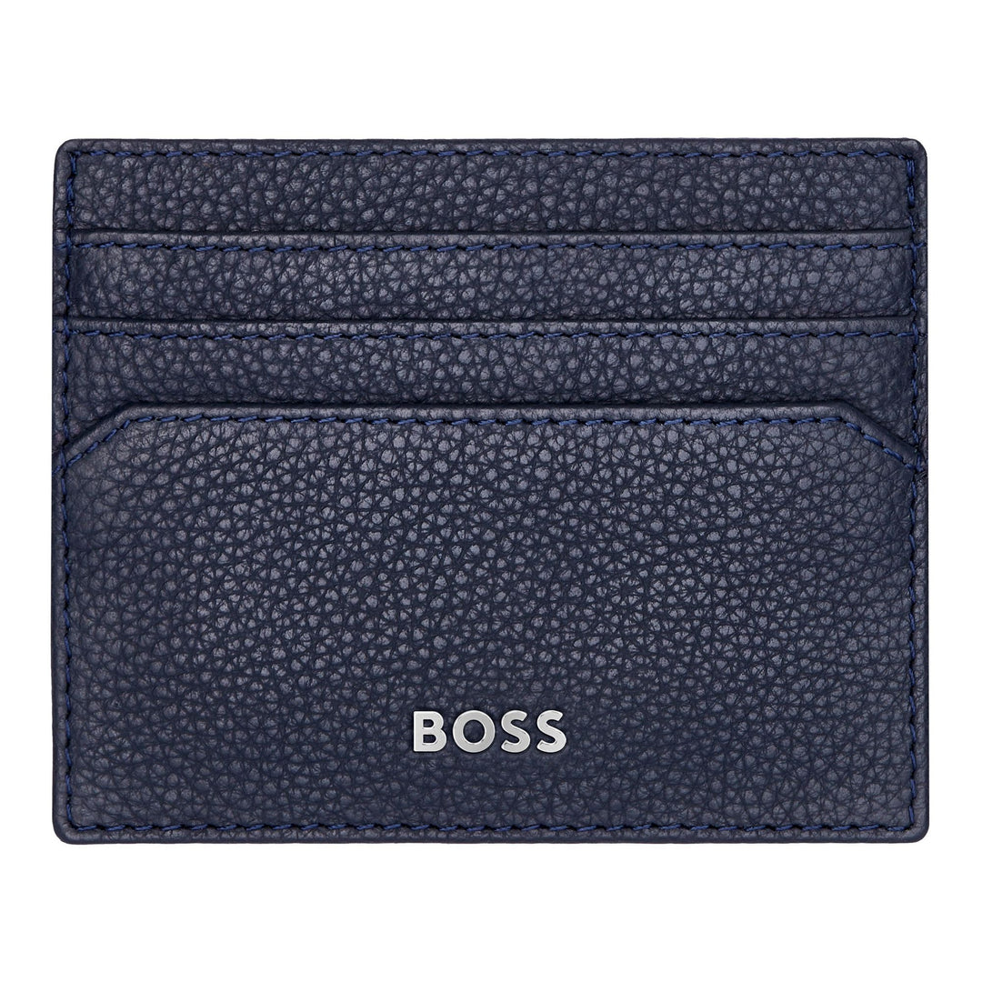 Tarjetero Hugo Boss Classic Grained Navy HLC416N
