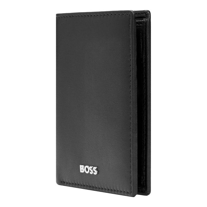Hugo Boss Porta carte pieghevole Classic Smooth Nero HLE403A