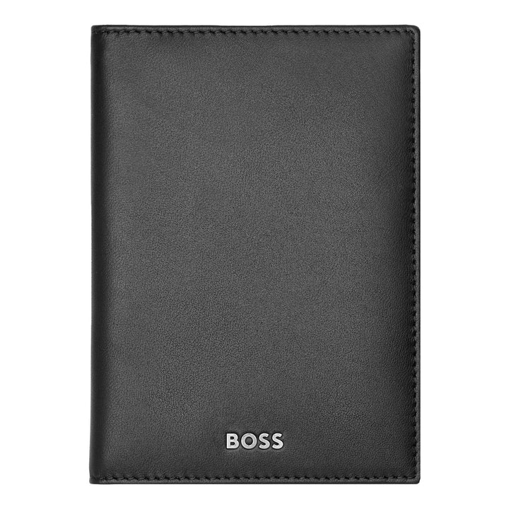 Hugo Boss Porta carte pieghevole Classic Smooth Nero HLE403A