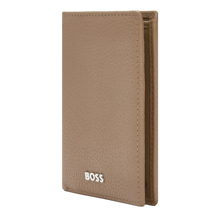 Hugo Boss Porta carte pieghevole Classic Grained Camel HLE416X