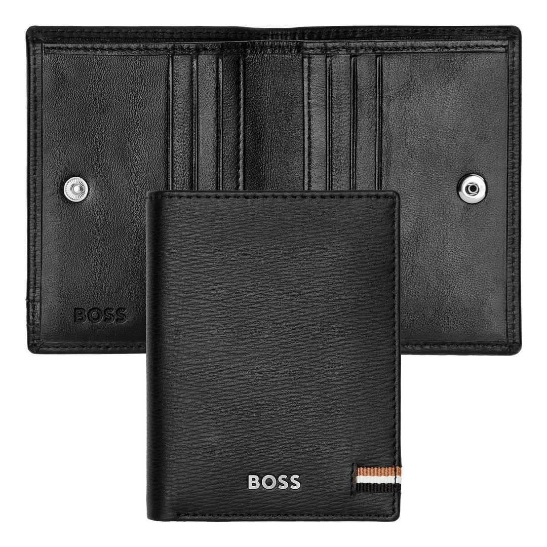 Hugo Boss Porta carte pieghevole Iconic Black HLE421A