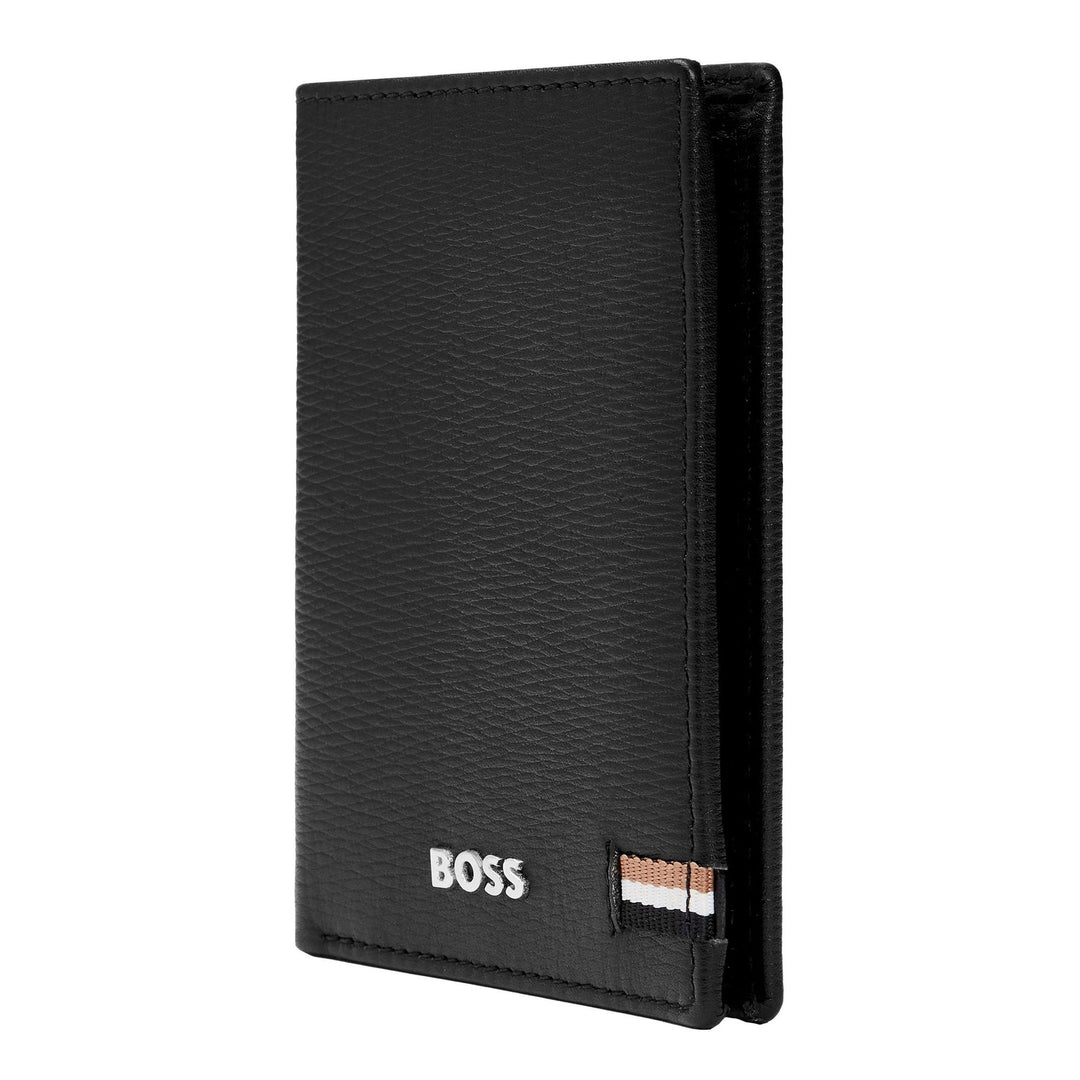 Hugo Boss Porta carte pieghevole Iconic Black HLE421A