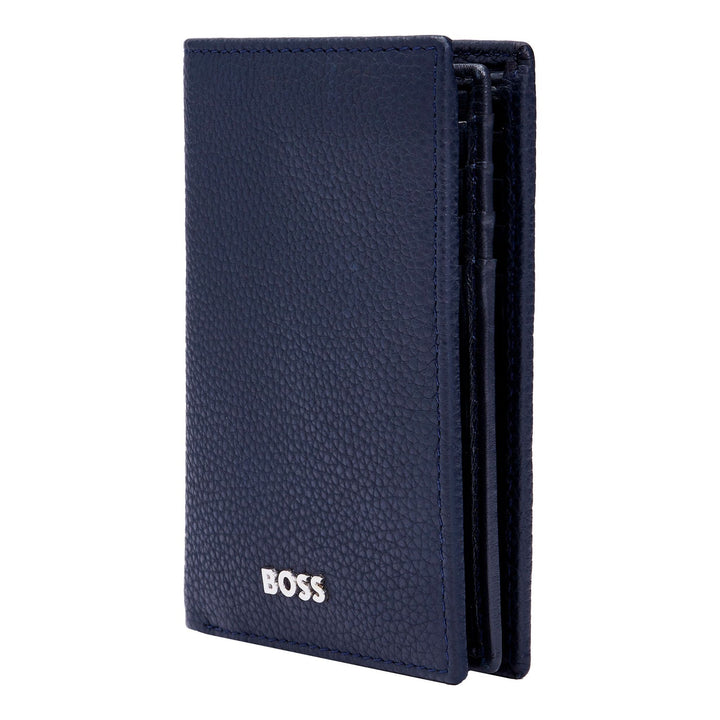 Hugo Boss Porta carte Trifold Classic Grained Navy HLF416N