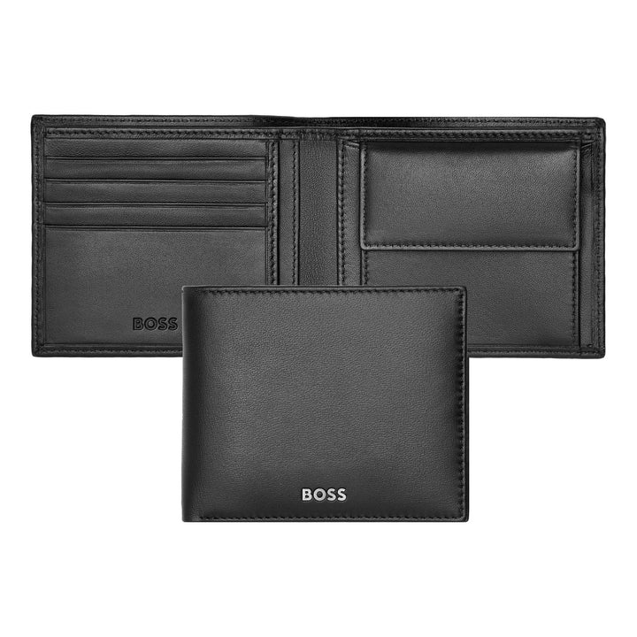 Hugo Boss Coin kukkaro Classic Smooth Black HLM403A