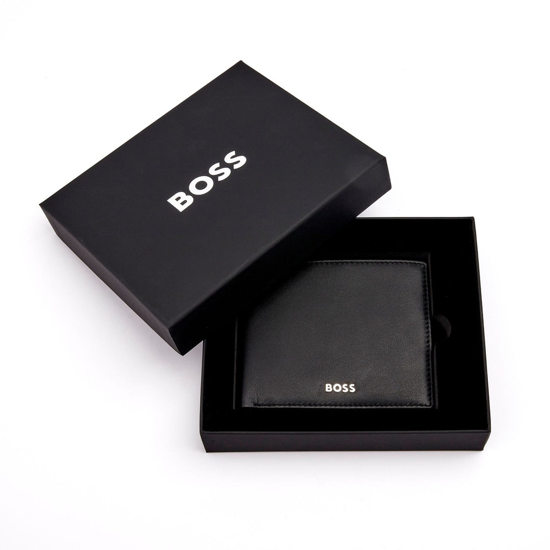 Hugo Boss Coin kukkaro Classic Smooth Black HLM403A