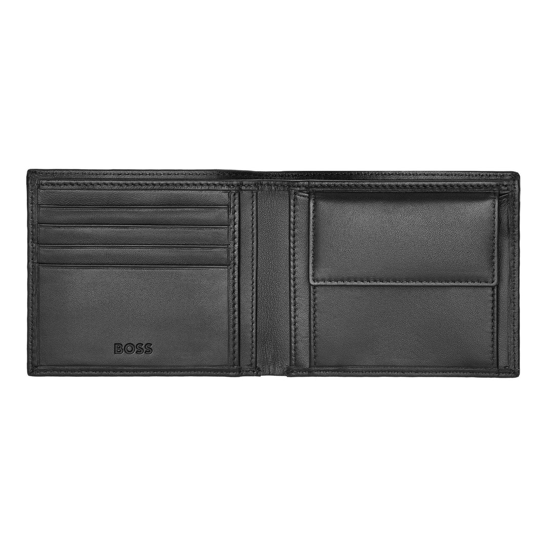 Hugo Boss Coin kukkaro Classic Smooth Black HLM403A