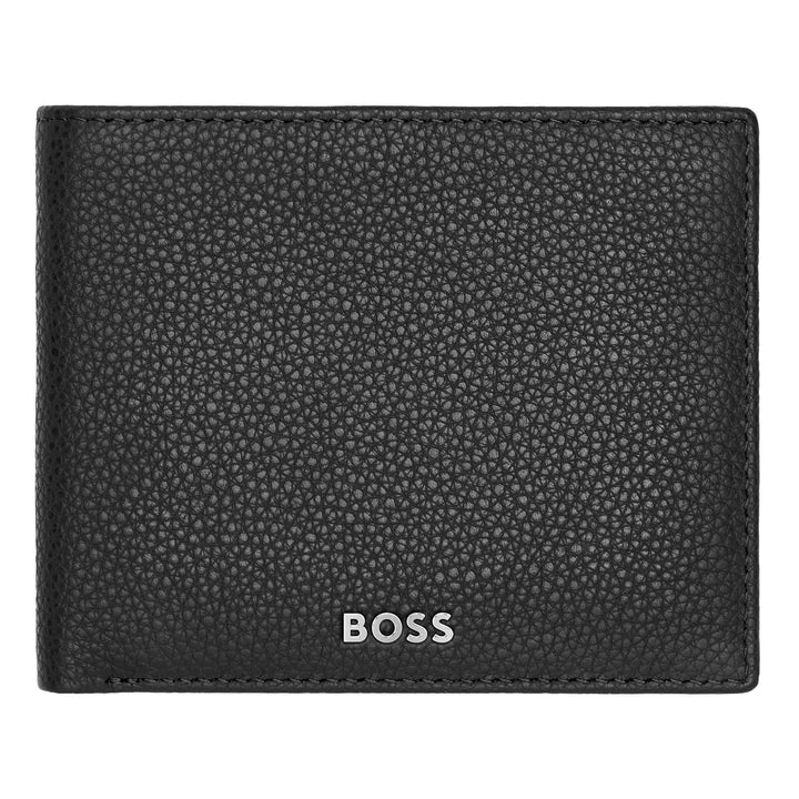 Hugo Boss Portafoglio porta soldi Classico Granulato Nero HLM416A