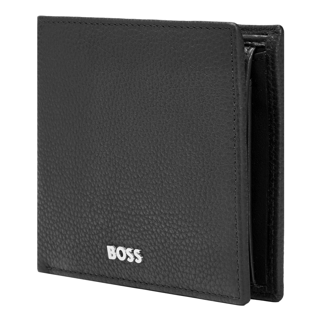 Hugo Boss Portafoglio porta soldi Classico Granulato Nero HLM416A