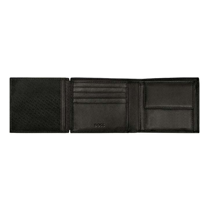 Hugo Boss Classic Smooth Flap Money Wallet Black HLN403A