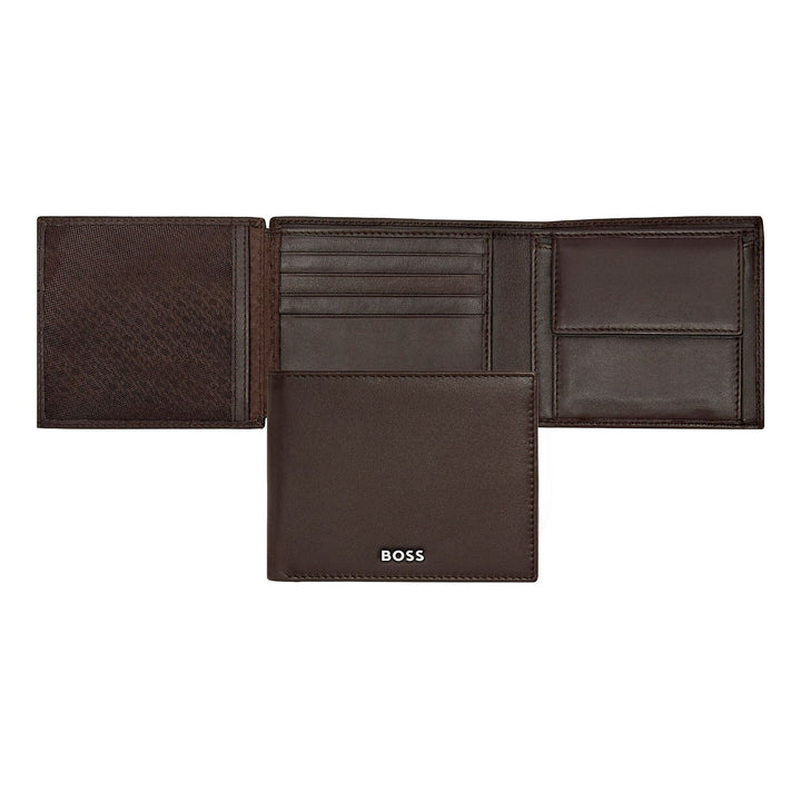 Hugo Boss Money pénztárca füllel Classic Smooth Brown HLN403Y