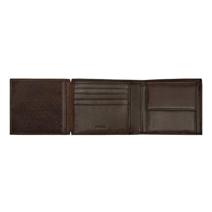 Hugo Boss Money pénztárca füllel Classic Smooth Brown HLN403Y