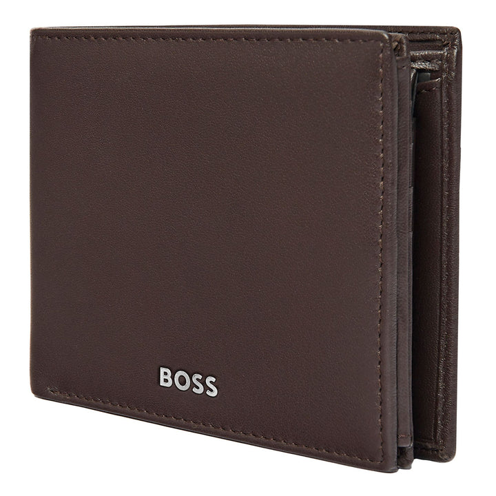 Hugo Boss Money pénztárca füllel Classic Smooth Brown HLN403Y