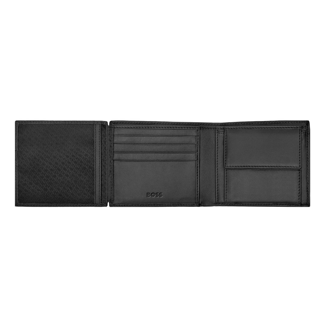 Hugo Boss Classic Grained Black Flap Money Wallet HLN416A