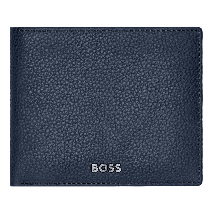 Cartera Hugo Boss Classic con solapa Grained Navy HLN416N