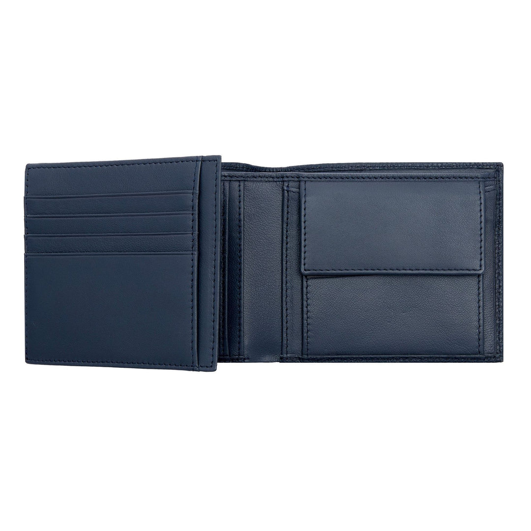 Cartera Hugo Boss Classic con solapa Grained Navy HLN416N