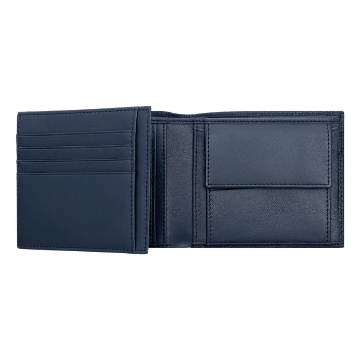 Cartera Hugo Boss Classic con solapa Grained Navy HLN416N
