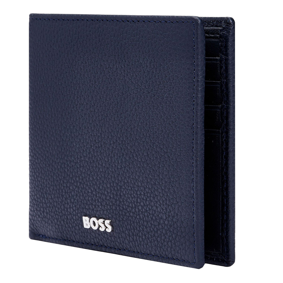 Cartera Hugo Boss Classic con solapa Grained Navy HLN416N