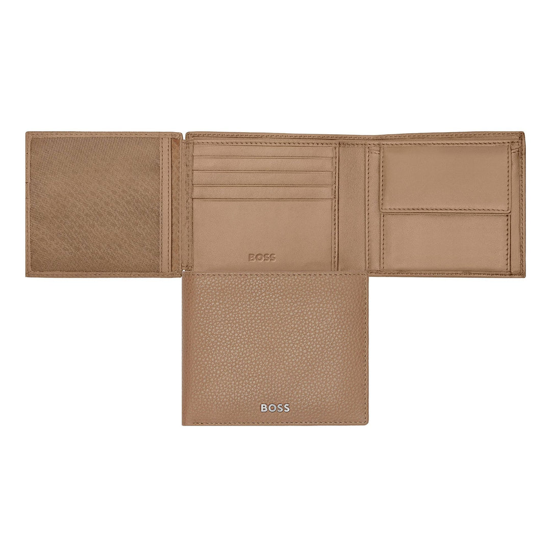 Cartera con solapa Hugo Boss Classic Grained Camel HLN416X