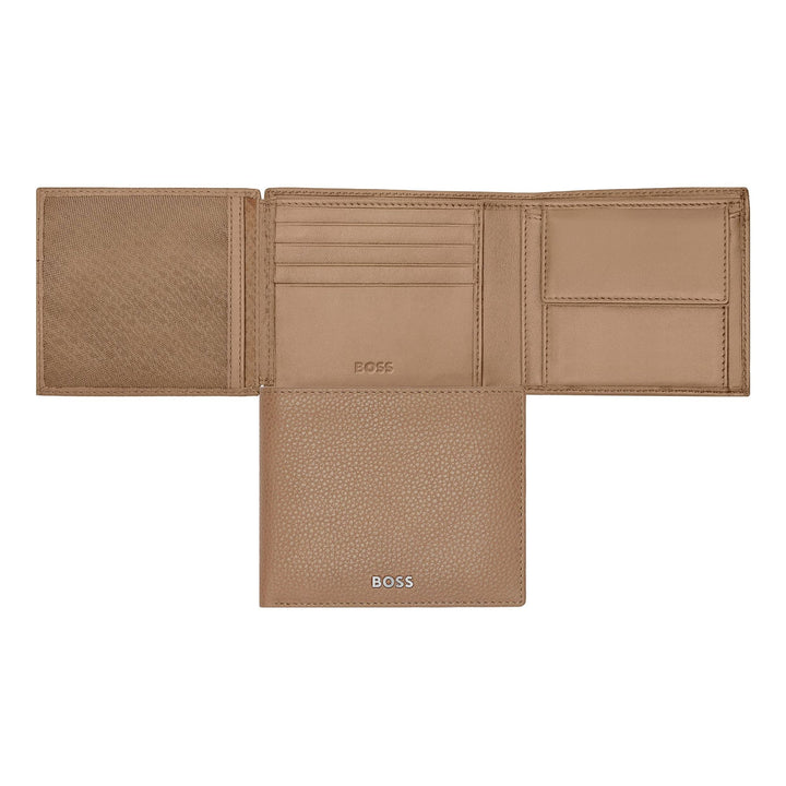 Cartera con solapa Hugo Boss Classic Grained Camel HLN416X