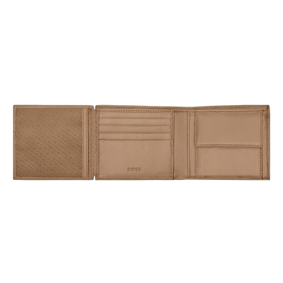 Cartera con solapa Hugo Boss Classic Grained Camel HLN416X