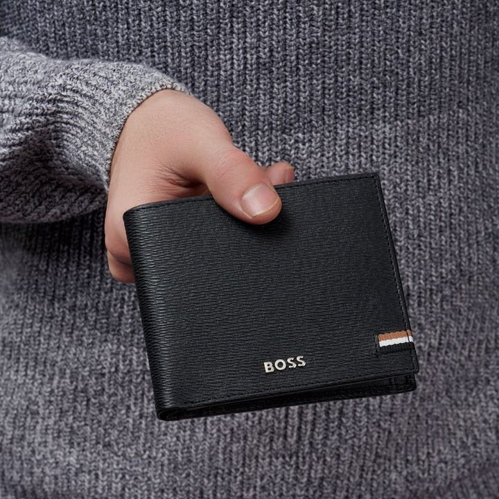 Hugo Boss Money wallet with flap Iconic Black HLN421A