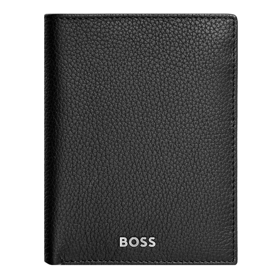 Hugo Boss Money wallet with vertical flap Classic Granulated Black HLO416A