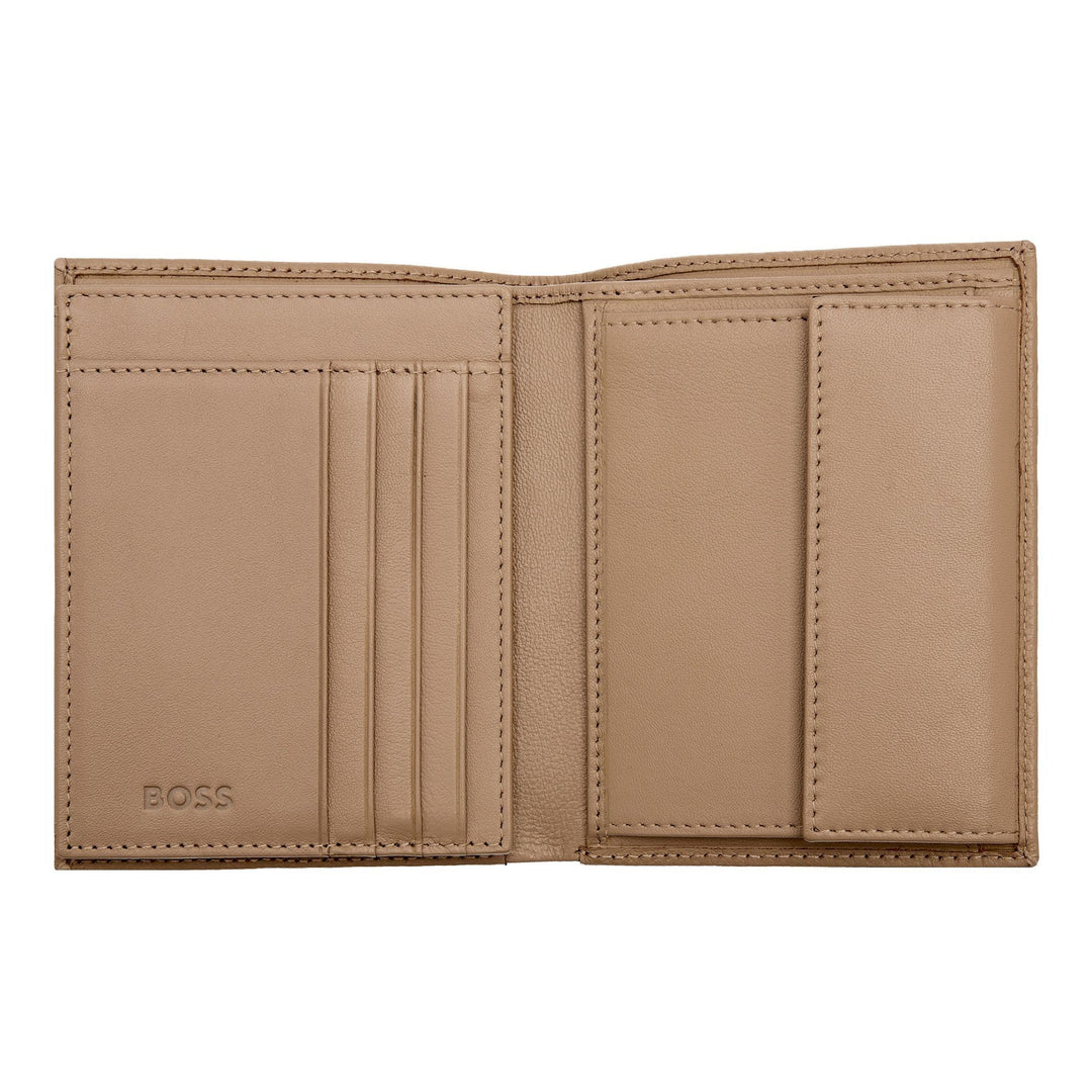 Hugo Boss Vertikal plånbok med klaff Classic Granulated Camel HLO416X