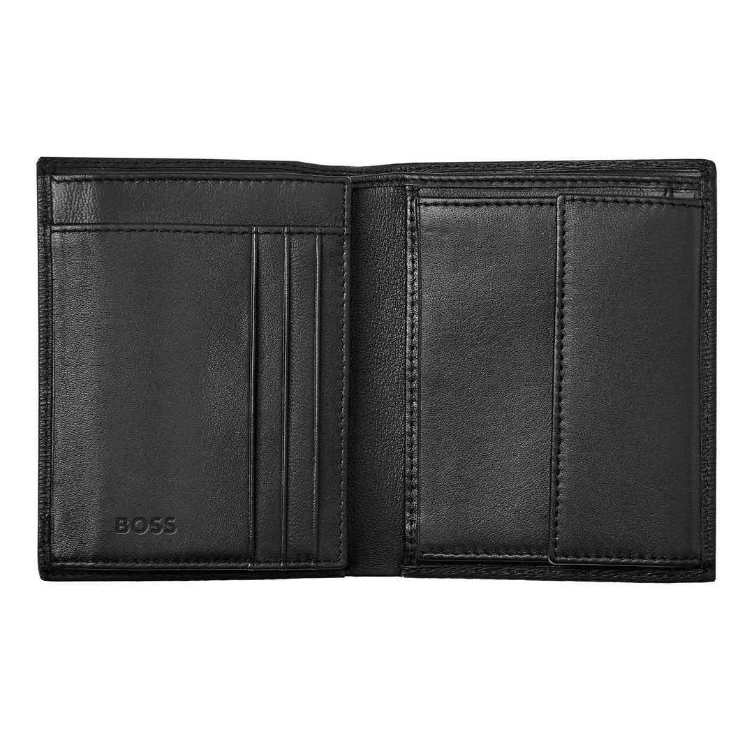 Hugo Boss Cartera vertical con solapa Iconic Black HLO421A
