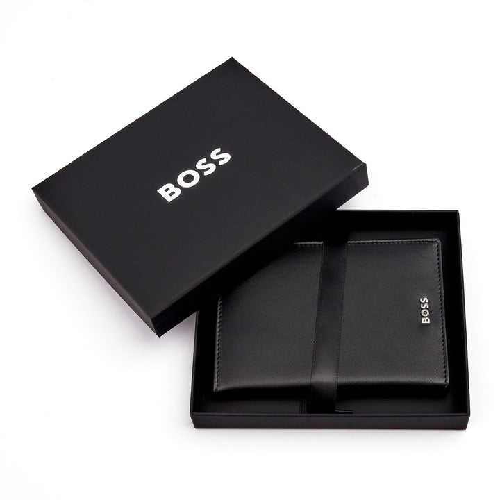 Hugo Boss Portapassaporto Classico Liscio Nero HLP403A