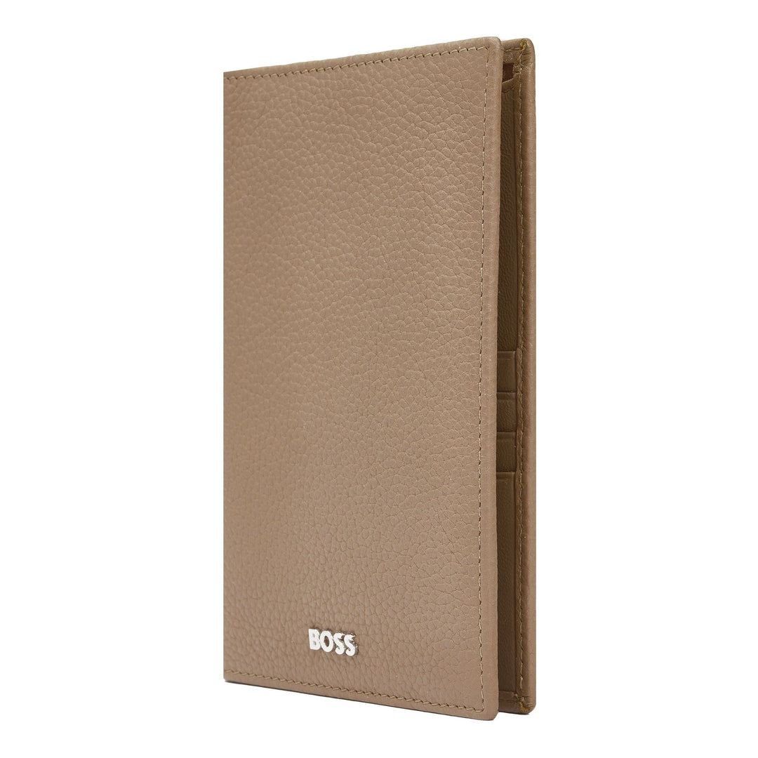 Hugo Boss Classic Passport Holder Garnet Camel HLP416X