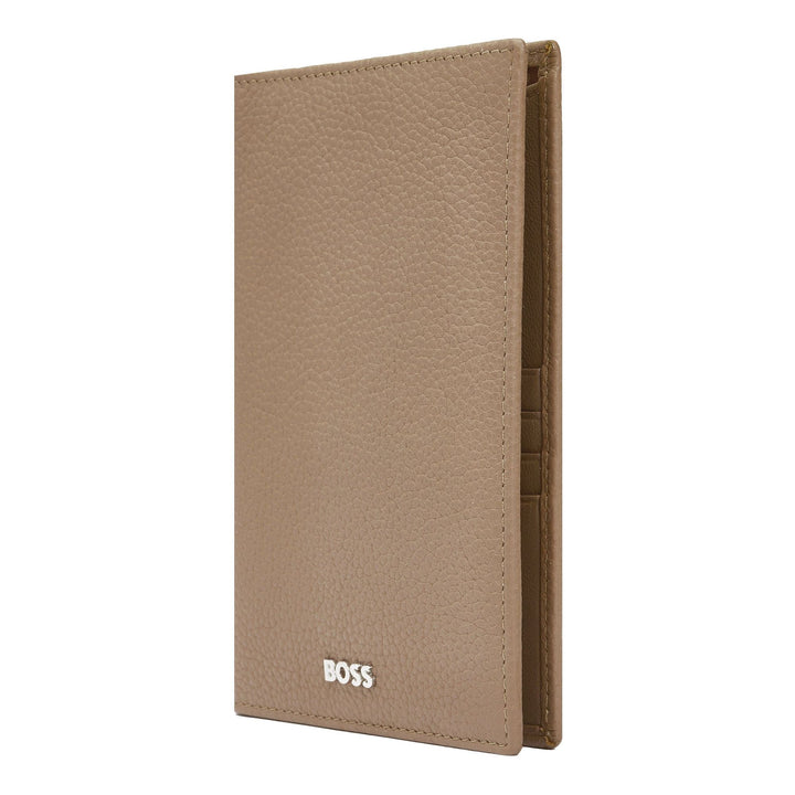 Hugo Boss Classic Passport Holder Garnet Camel HLP416X
