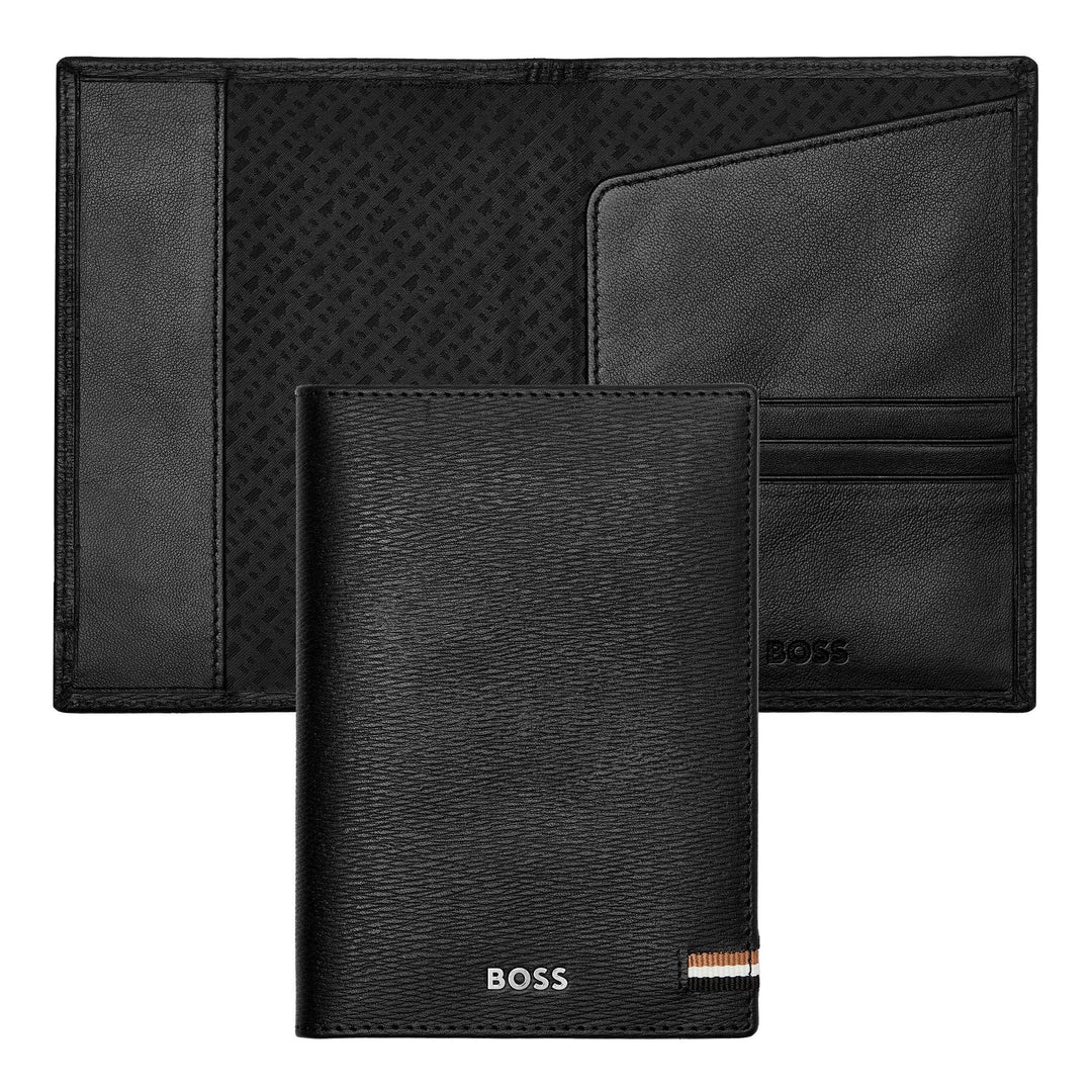 Hugo Boss Portapassaporto Iconic Black HLP421A