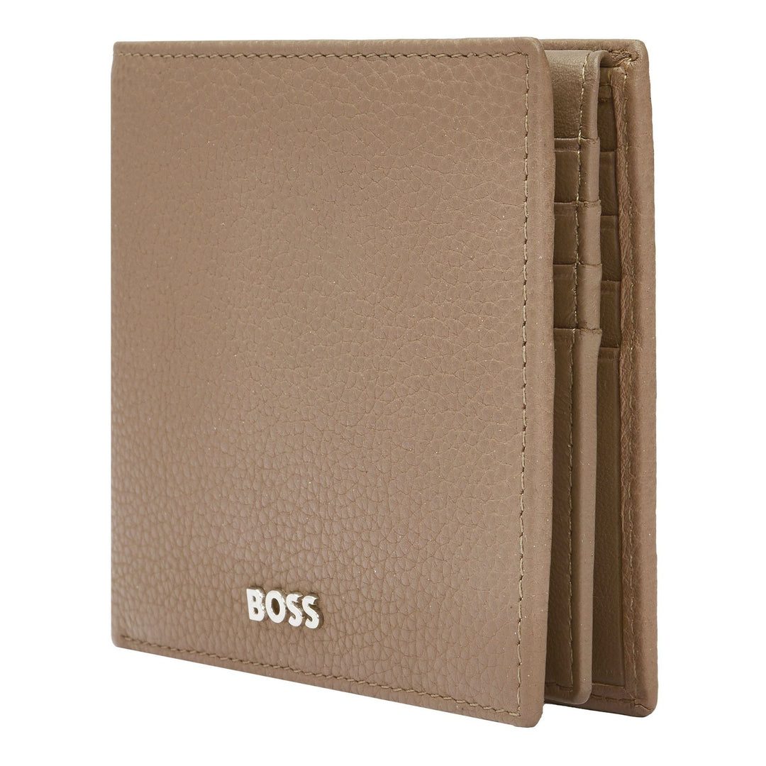 Carteira Hugo Boss Classic Flap Camelo Granulado HLY416X
