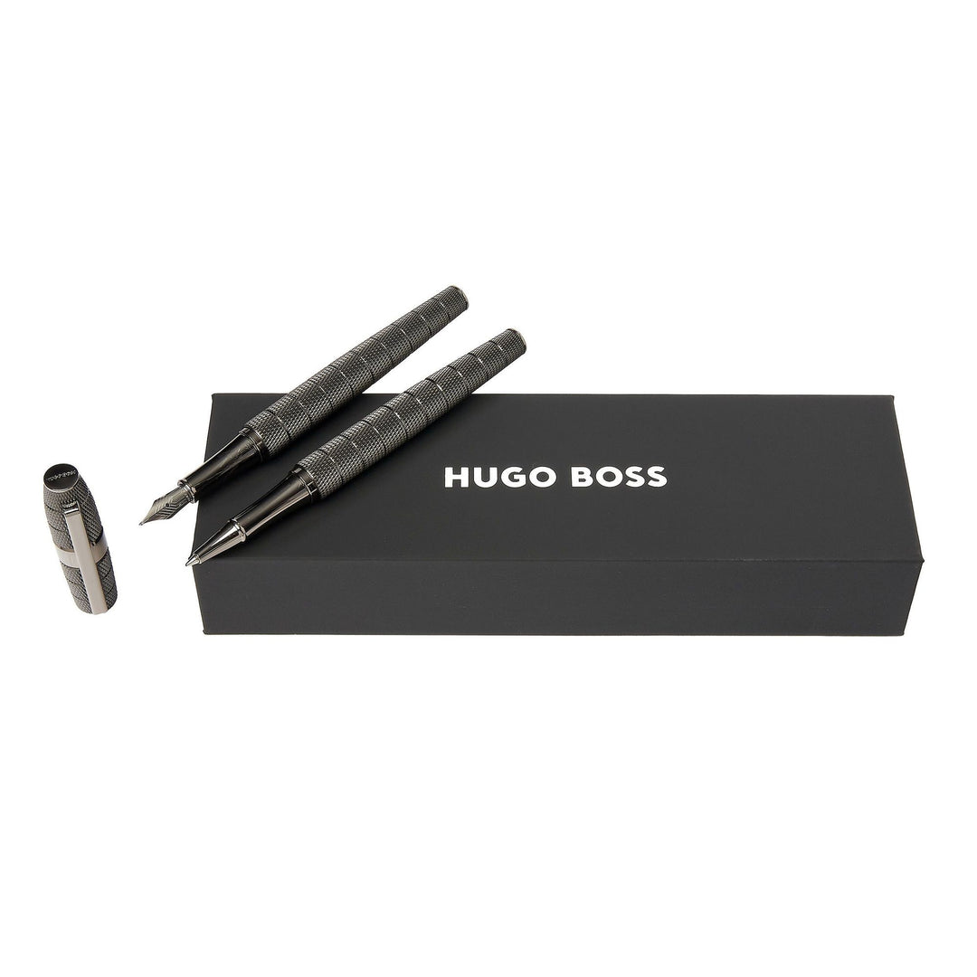 Hugo Boss Set Quantum Gun (caneta roller e caneta-tinteiro) HPPR498D