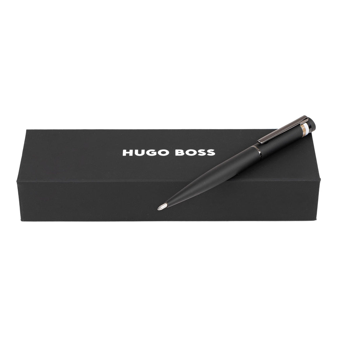 Hugo Boss Balpen Loop Zwart Iconisch HSG3524A