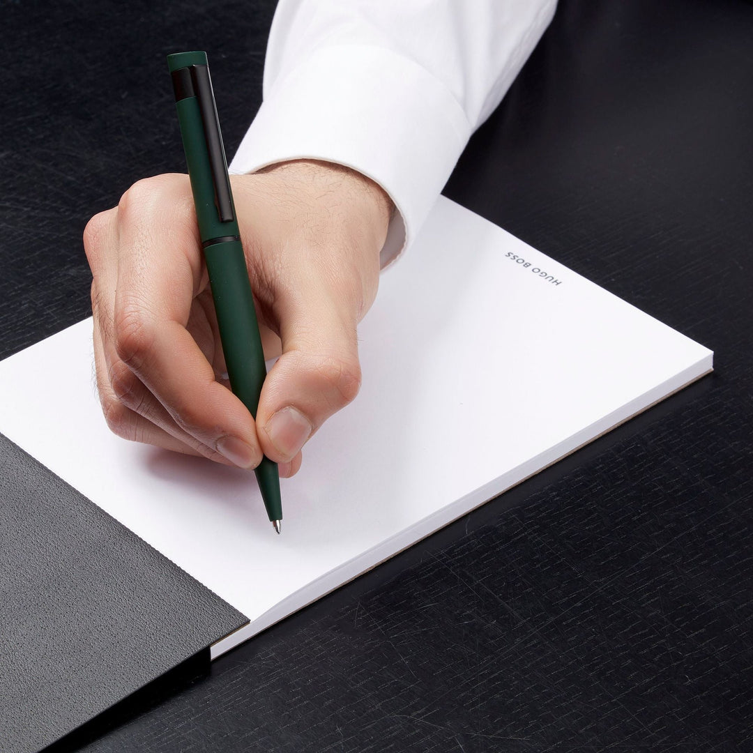 Stylo à bille Hugo Boss Loop Vert Mat HSG4634T