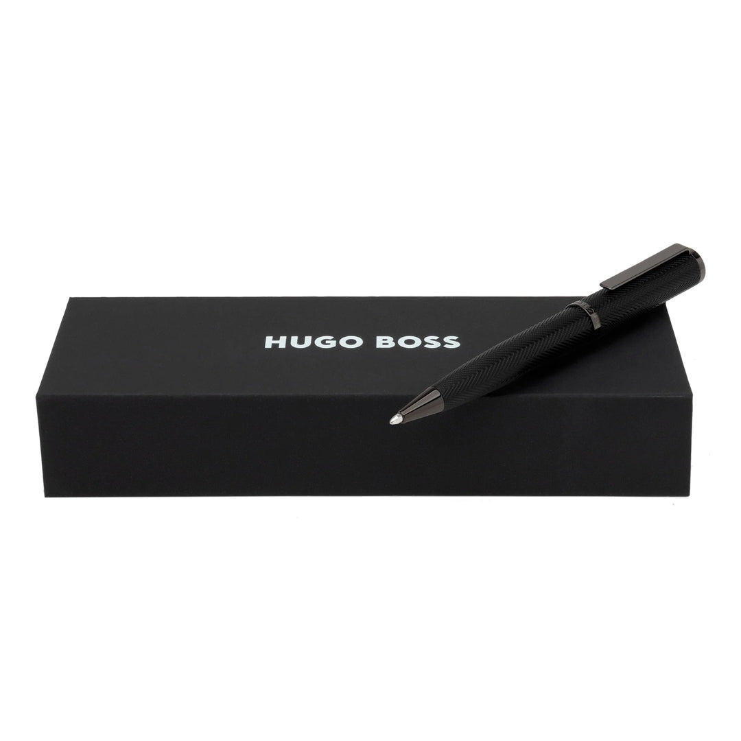 Hugo Boss Penna a sfera Formazione Herringbone Gun HSI1064D